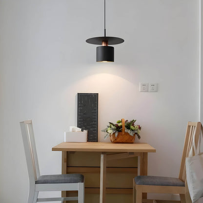 NOURA Modern Pendant Light in Black or White - Styyler
