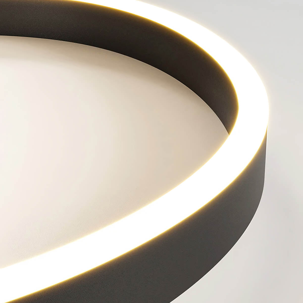 HALOYA Modern Flush Mount Ceiling Light Fixture | Dimmable LED | Minimalist Design - Styyler