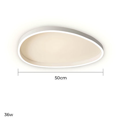 HALOYA Modern Flush Mount Ceiling Light Fixture | Dimmable LED | Minimalist Design - Styyler