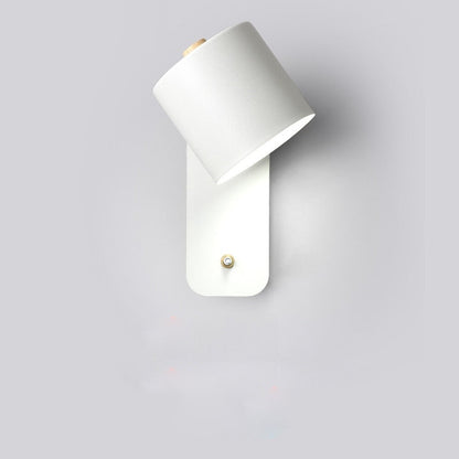 Modern LED Wall Lamp Sconce with Integrated Switch, Metal Design for Indoor Wall Lighting 0
