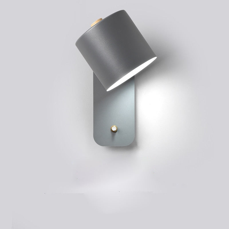 Modern LED Wall Lamp Sconce with Integrated Switch, Metal Design for Indoor Wall Lighting 6
