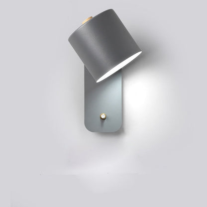 Modern LED Wall Lamp Sconce with Integrated Switch, Metal Design for Indoor Wall Lighting 6