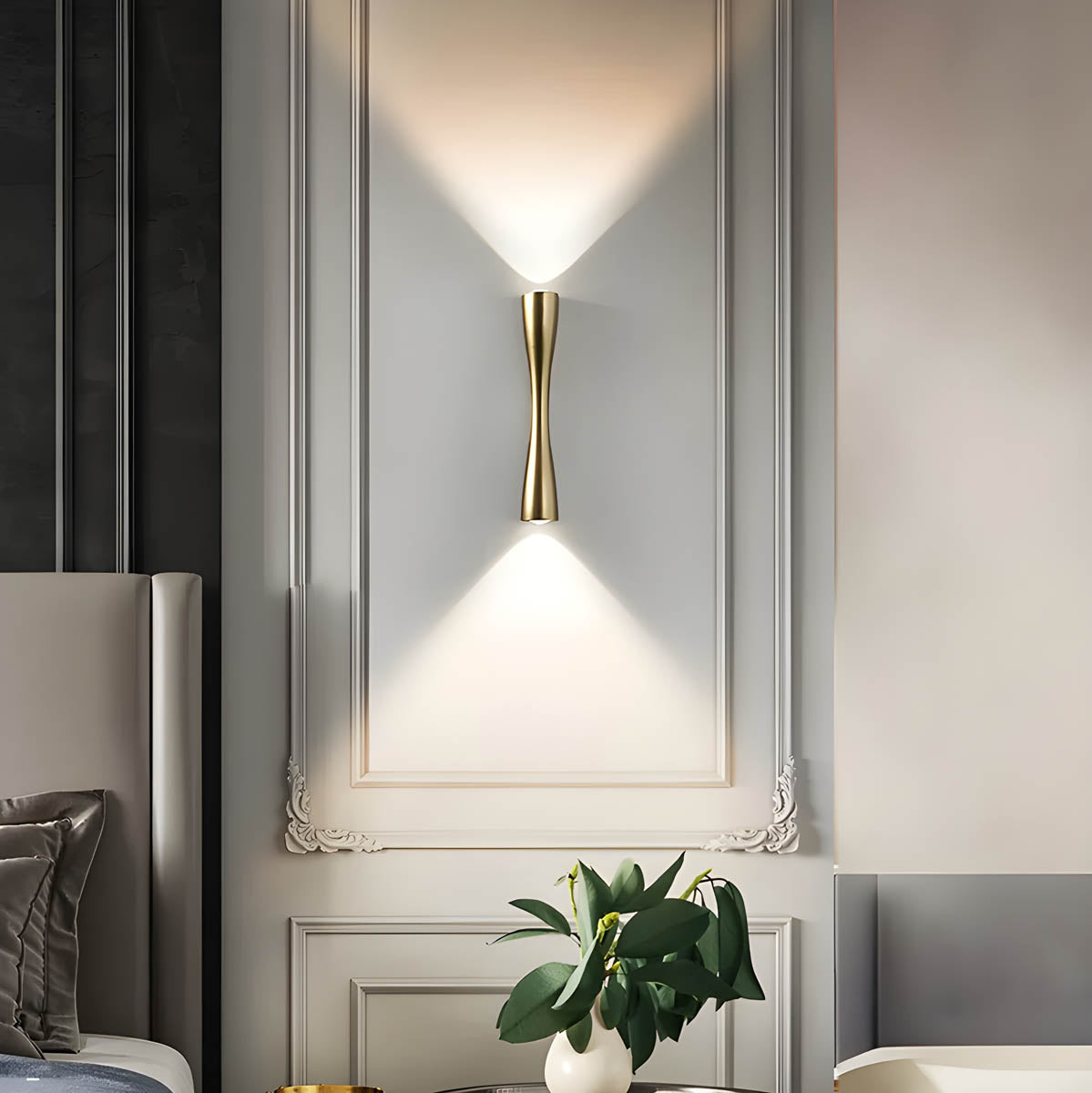 AURA - Minimalist Up Down LED Wall Lamp for Indoors and Outdoors - Styyler