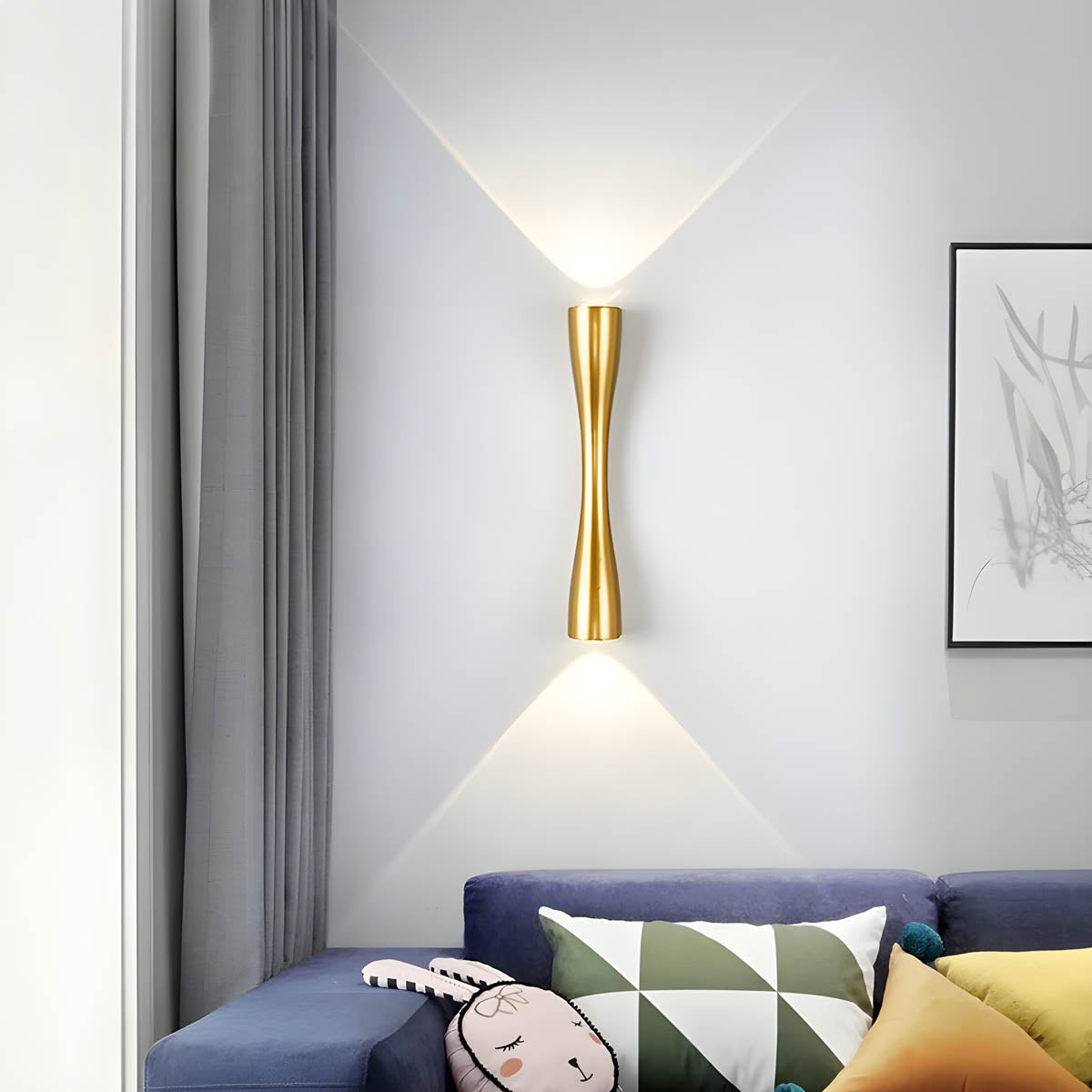AURA - Minimalist Up Down LED Wall Lamp for Indoors and Outdoors - Styyler