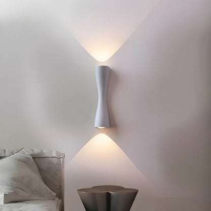 AURA - Minimalist Up Down LED Wall Lamp for Indoors and Outdoors - Styyler