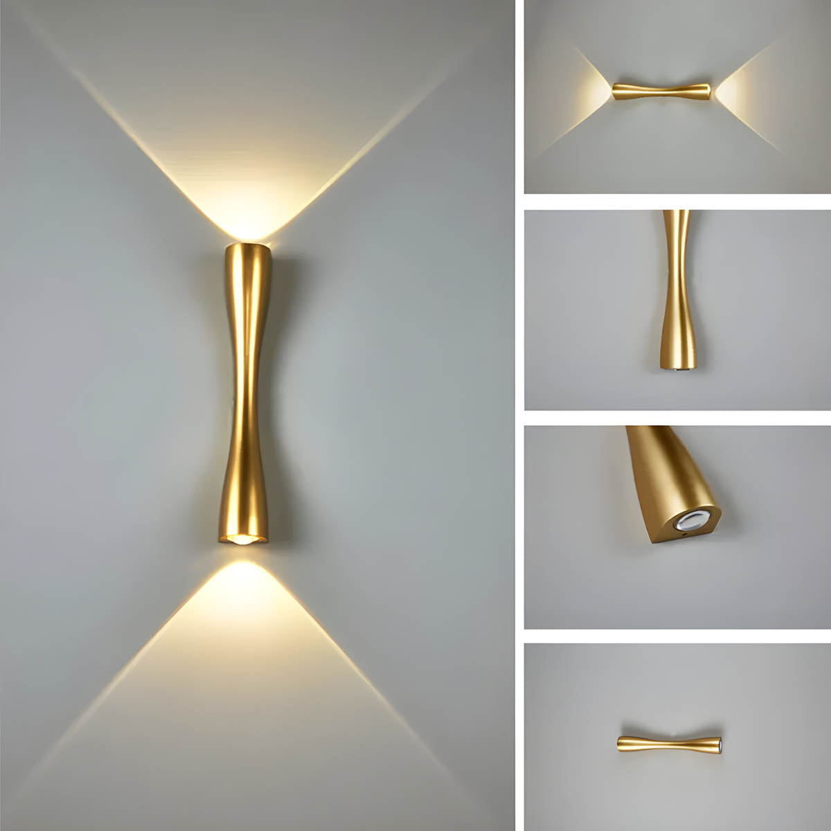 AURA - Minimalist Up Down LED Wall Lamp for Indoors and Outdoors - Styyler