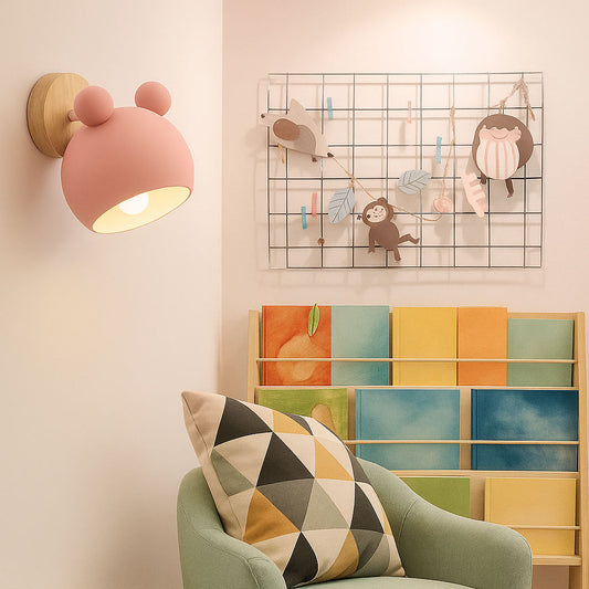 Mousey Wall Lamp with Soft LED Lighting for Kids' Rooms and Nurseries