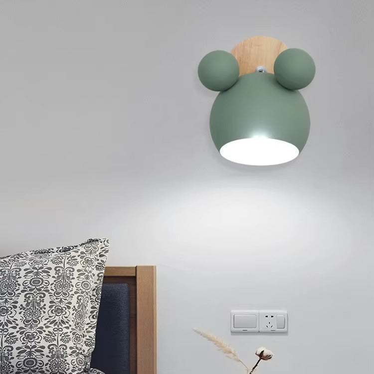 Mousey Wall Lamp with Soft LED Lighting for Kids' Rooms and Nurseries