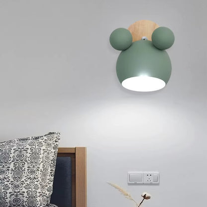 Mousey Wall Lamp with Soft LED Lighting for Kids' Rooms and Nurseries