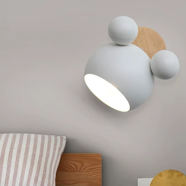 Mousey Wall Lamp with Soft LED Lighting for Kids' Rooms and Nurseries