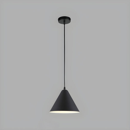 NOIR Retro Industrial Pendant Light | Black Cone Ceiling Lamp