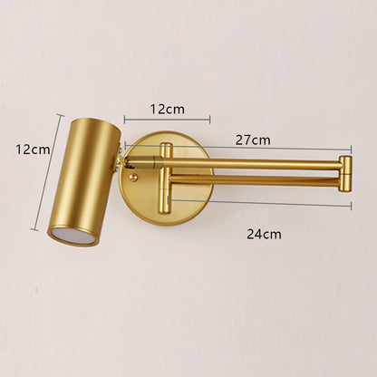 NordFlex Modern Wall Lamp | Minimalist Adjustable Swing Arm Light - Styyler