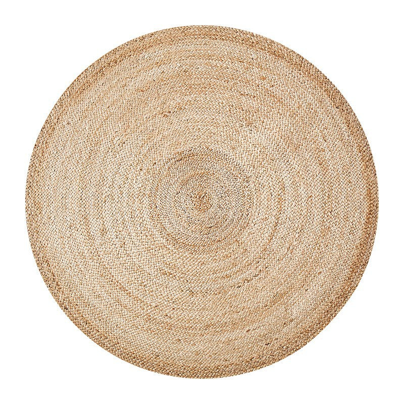 Solna – Round Handwoven Natural Jute Rug | Eco-Friendly Rustic Area Carpet - Styyler