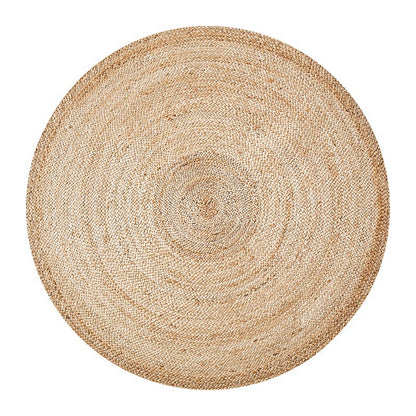 Solna – Round Handwoven Natural Jute Rug | Eco-Friendly Rustic Area Carpet - Styyler