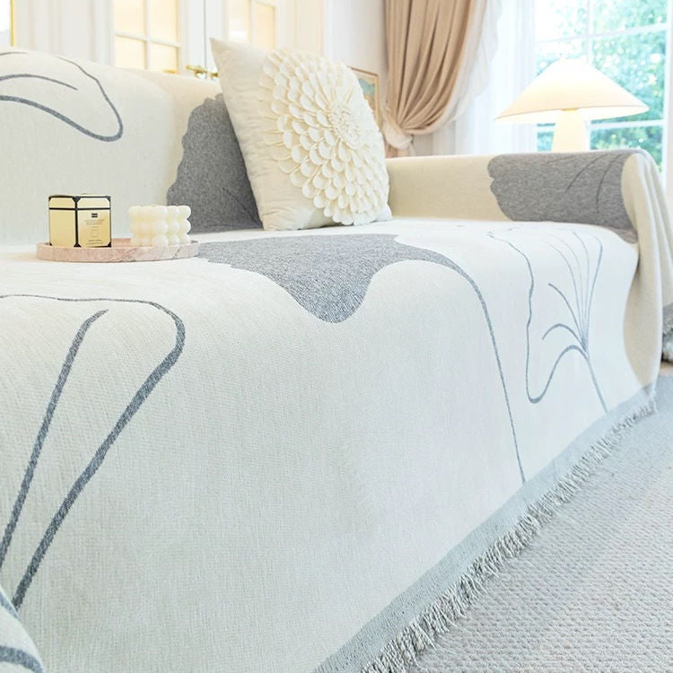 GINGKO Durable Pet-Friendly Chenille Sofa Cover | Machine Washable Sofa Protector - Styyler