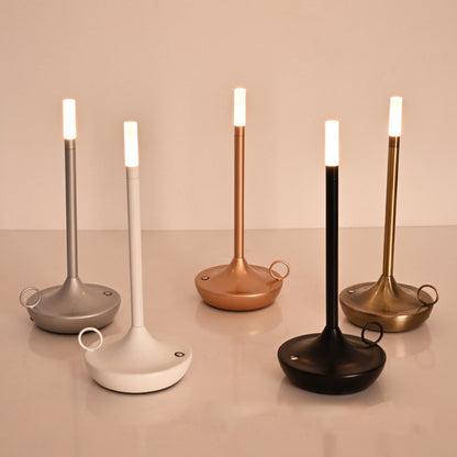 Glowwick Vintage Style LED Candle Lamp | Cordless and Rechargeable
