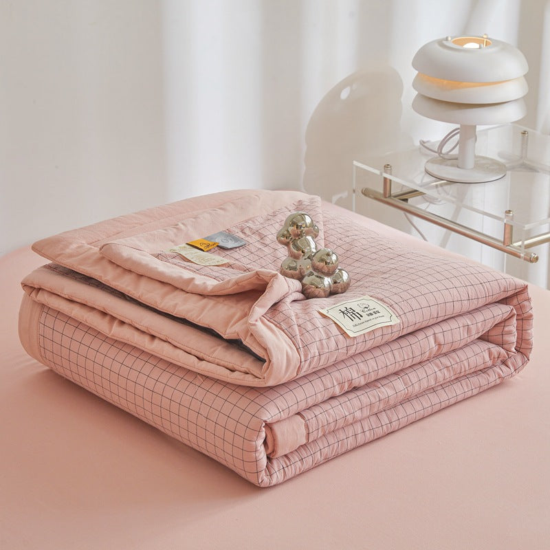 REKA Washed Cotton Lightweight Blanket or Bedspread | Machine Washable