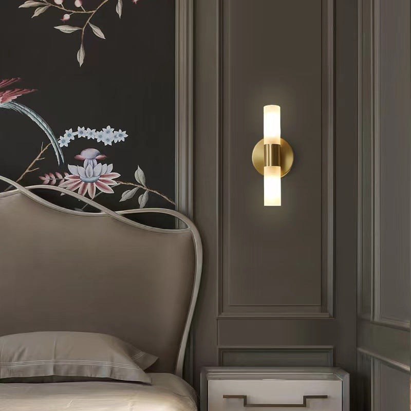 Luno Modern Brass LED Wall Sconce | Warm White 3000K Indoor Luxury Lighting