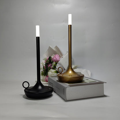 Glowwick Vintage Style LED Candle Lamp | Cordless and Rechargeable