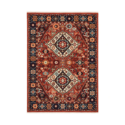 Zareen Persian Style Rug | Low-Pile Machine Washable | Bohemian Decor