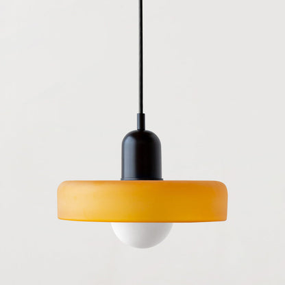Variant image for Bauhaus Glass Pendant Light – Adjustable Stained Glass Kitchen Hanging Lights for Modern Home Décor-17