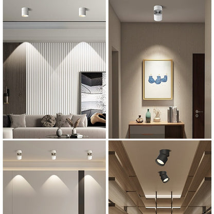 NERO Rotatable LED Ceiling Spotlight | Surface-Mounted Downlight
