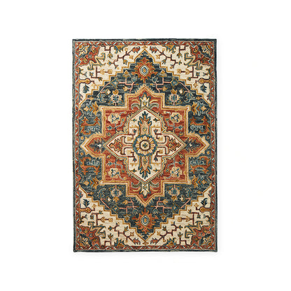 Zareen Persian Style Rug | Low-Pile Machine Washable | Bohemian Decor