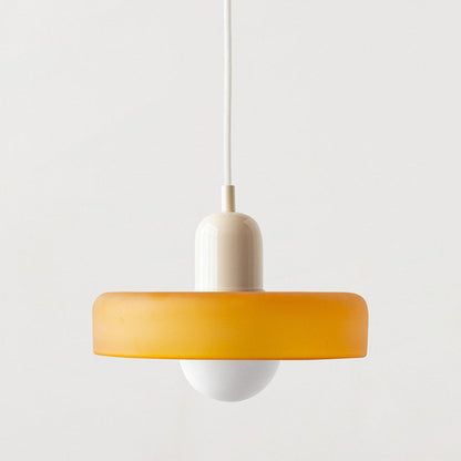 Variant image for Bauhaus Glass Pendant Light – Adjustable Stained Glass Kitchen Hanging Lights for Modern Home Décor-21