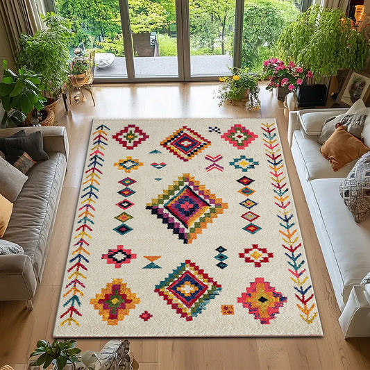 Lyra Rug | Machine Washable | Non Slip | Kilim-Style