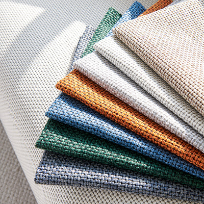 VALLA Linen Sofa Cover | Solid Colour Non-Slip Easy Clean Couch Protector