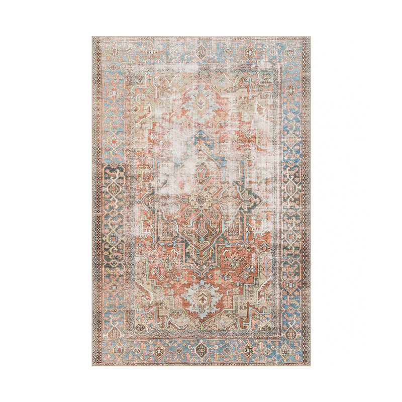 Tissar Persian Style Rug | Low-Pile Machine Washable | Bohemian Decor