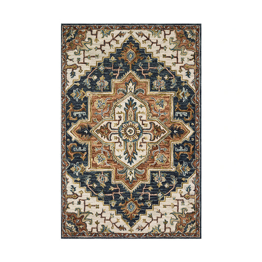 Zareen Persian Style Rug | Low-Pile Machine Washable | Bohemian Decor