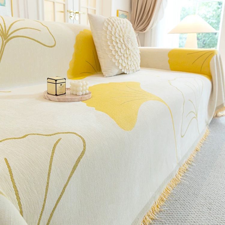 GINGKO Durable Pet-Friendly Chenille Sofa Cover | Machine Washable Sofa Protector - Styyler