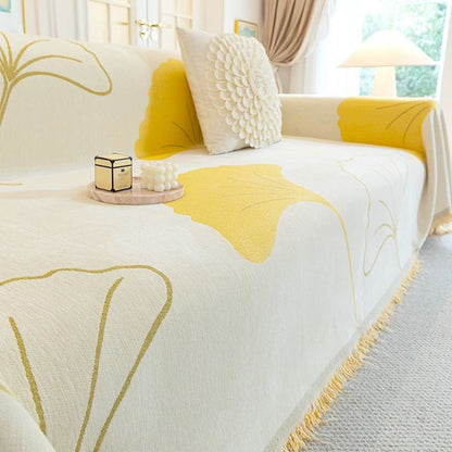 GINGKO Durable Pet-Friendly Chenille Sofa Cover | Machine Washable Sofa Protector - Styyler
