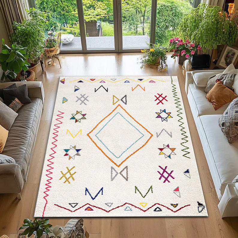 Aluma Rug | Machine Washable | Non Slip | Kilim-Style