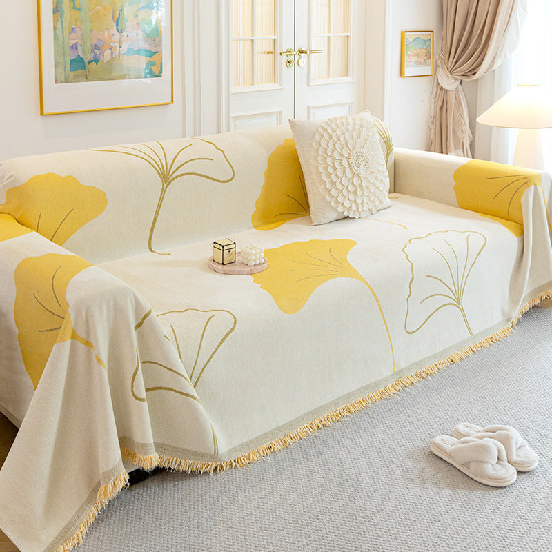 GINGKO Durable Pet-Friendly Chenille Sofa Cover | Machine Washable Sofa Protector - Styyler