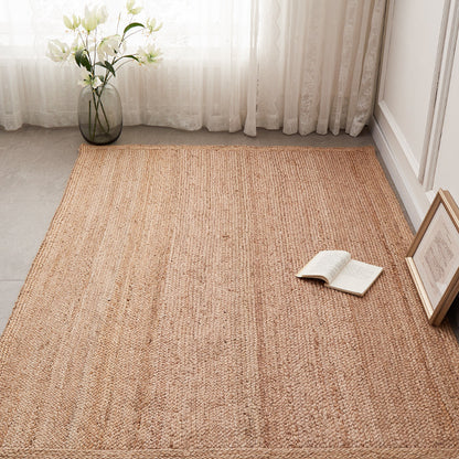Hestia – Handwoven Natural Jute Rug | Eco-Friendly Rustic Area Carpet - Styyler