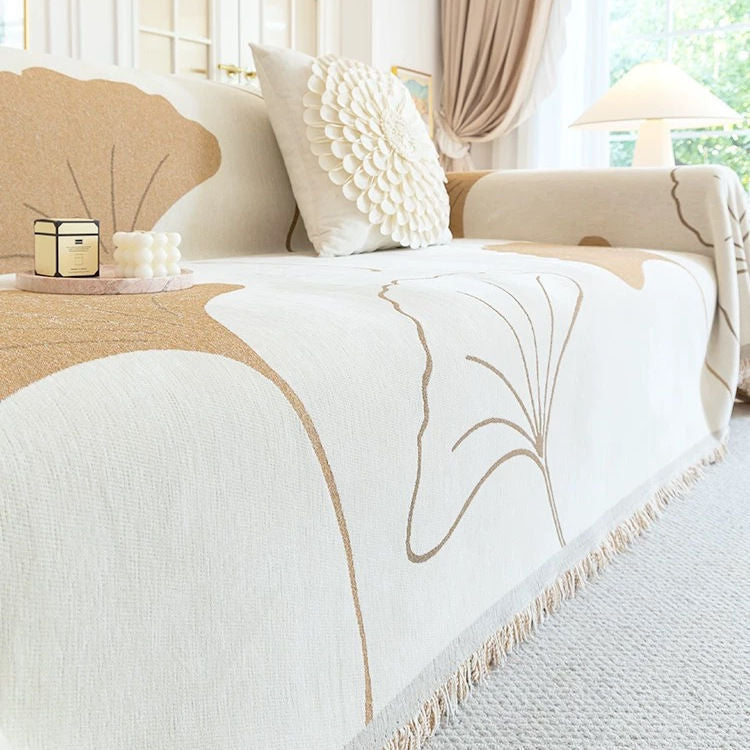 GINGKO Durable Pet-Friendly Chenille Sofa Cover | Machine Washable Sofa Protector - Styyler