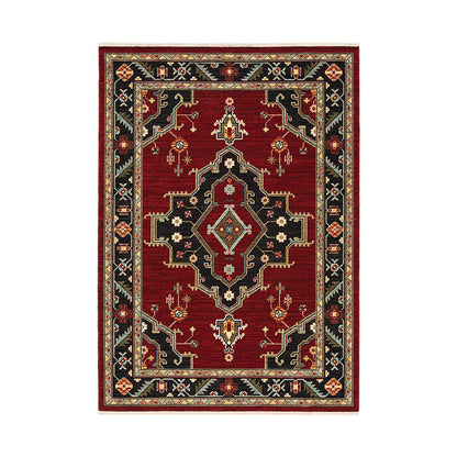 Zareen Persian Style Rug | Low-Pile Machine Washable | Bohemian Decor