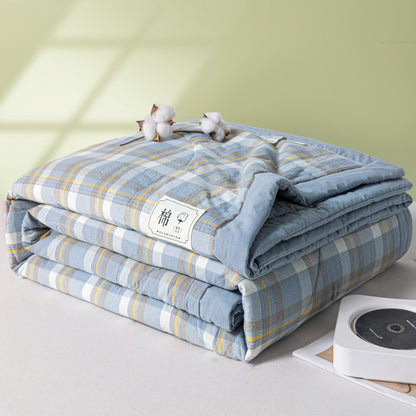 REKA Washed Cotton Lightweight Blanket or Bedspread | Machine Washable