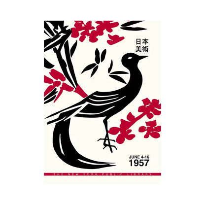 Retro Japanese Poster Prints | 20th Century Vintage Wall Art on Canvas