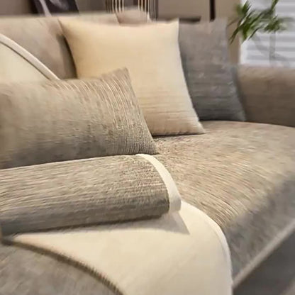 LINARO Chenille Sofa Cover | Anti-Scratch, Water-Repellent, Non-Slip, Machine Washable - Styyler