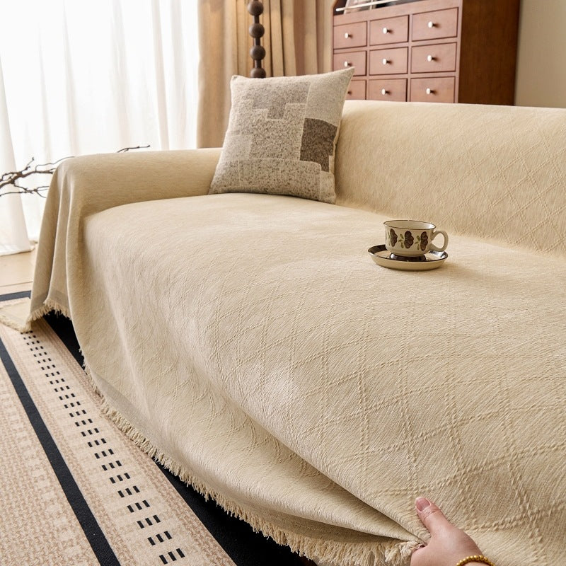 Luntra Sofa Cover | Durable Pet-Friendly Chenille Couch Protector