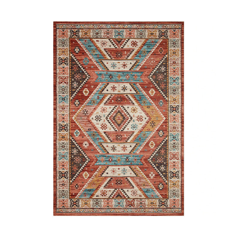 Zareen Persian Style Rug | Low-Pile Machine Washable | Bohemian Decor