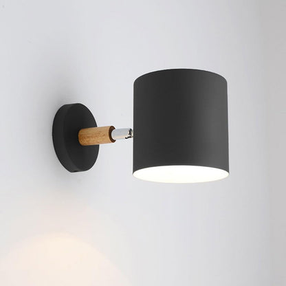 Orla Wall Light | Adjustable Nordic Metal & Wood Wall Sconce Lamp