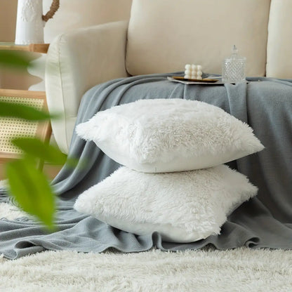 Mysa Faux Fur Cushion Cover – Where Comfort Meets Calm