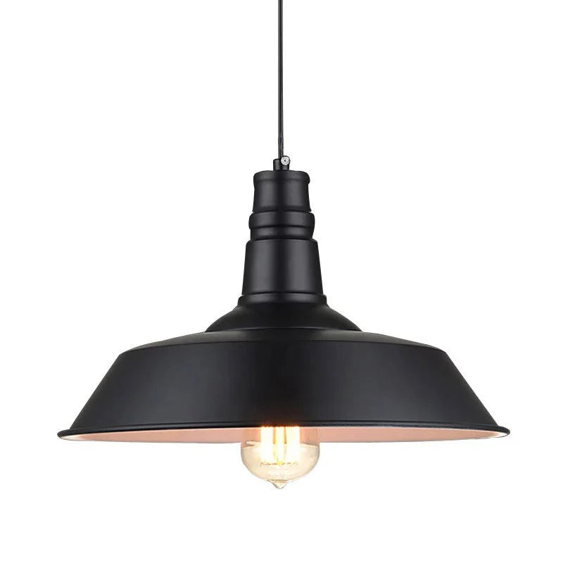 RAUX Retro Industrial Hanging Light | Minimalist Metal Pendant Lamp