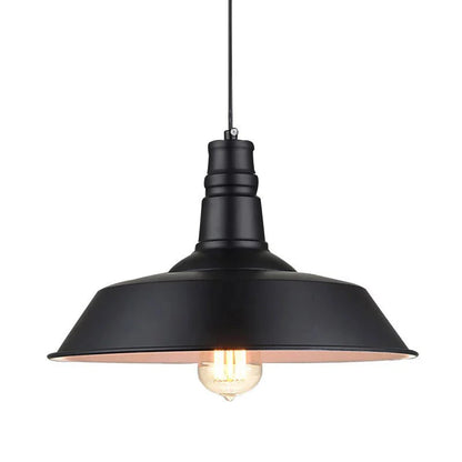 RAUX Retro Industrial Hanging Light | Minimalist Metal Pendant Lamp