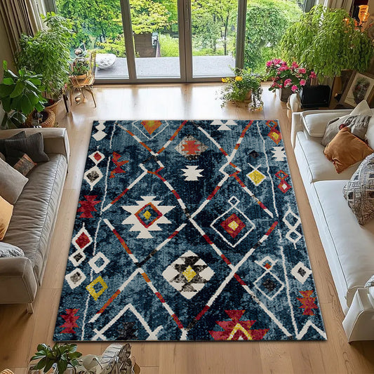 Rabat Rug | Machine Washable | Non Slip | Kilim-Style