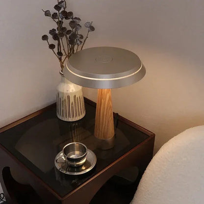 RainaWood | Modern Elegant Solid Wood Touch Table Lamp for Bedroom 3
